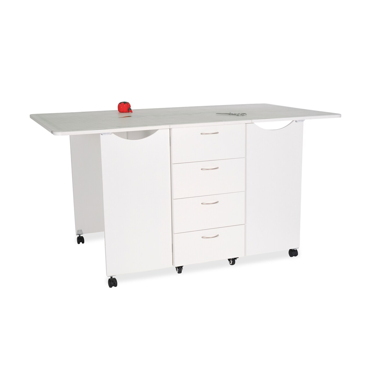 Kangaroo Sewing Furniture Kookaburra Cutting Table with Adjustable Height & Storage Shelves